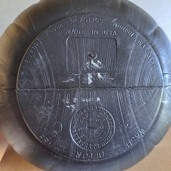 Vintage Black/Orange Pumpkin  HALLOWEEN BUCKET - Picture 7 of 11